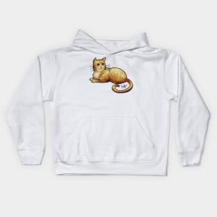 Cat - American Shorthair - Orange Tabby Kids Hoodie